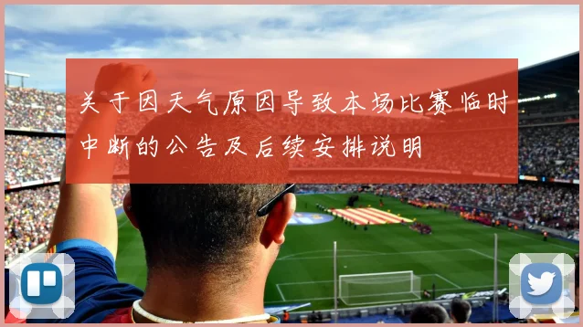 关于因天气原因导致本场比赛临时中断的公告及后续安排说明